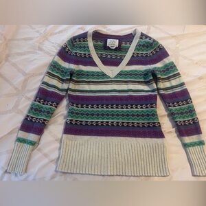 Women’s Multicolor Striped Sweater